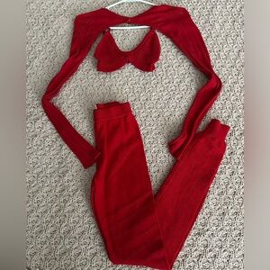 Three piece sweater set